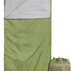 REDCAMP Ultra Lightweight Sleeping Bag for Backpacking, Comfort for Adults Warm Weather, with Compression Sack