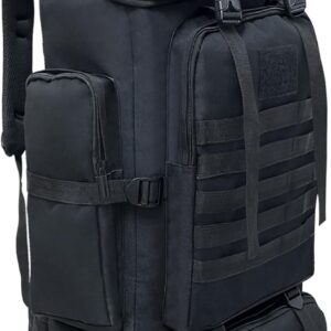 80L 100 Liters Camping Hiking Military Tactical Backpack,Water Resistant Large Travel Daypacks Outdoor MOLLE Rucksack