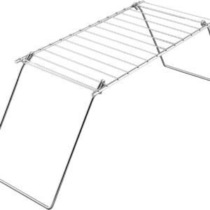 Coghlan's Pack Grill – Lightweight Portable Stainless Steel Grill for Outdoor Cooking, Compact Foldable Design for Camping, Hiking, and Backpacking Adventures – 24 oz Weight